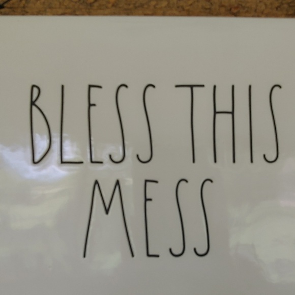 Rae Dunn "Bless this Mess" Sign - Picture 2 of 3